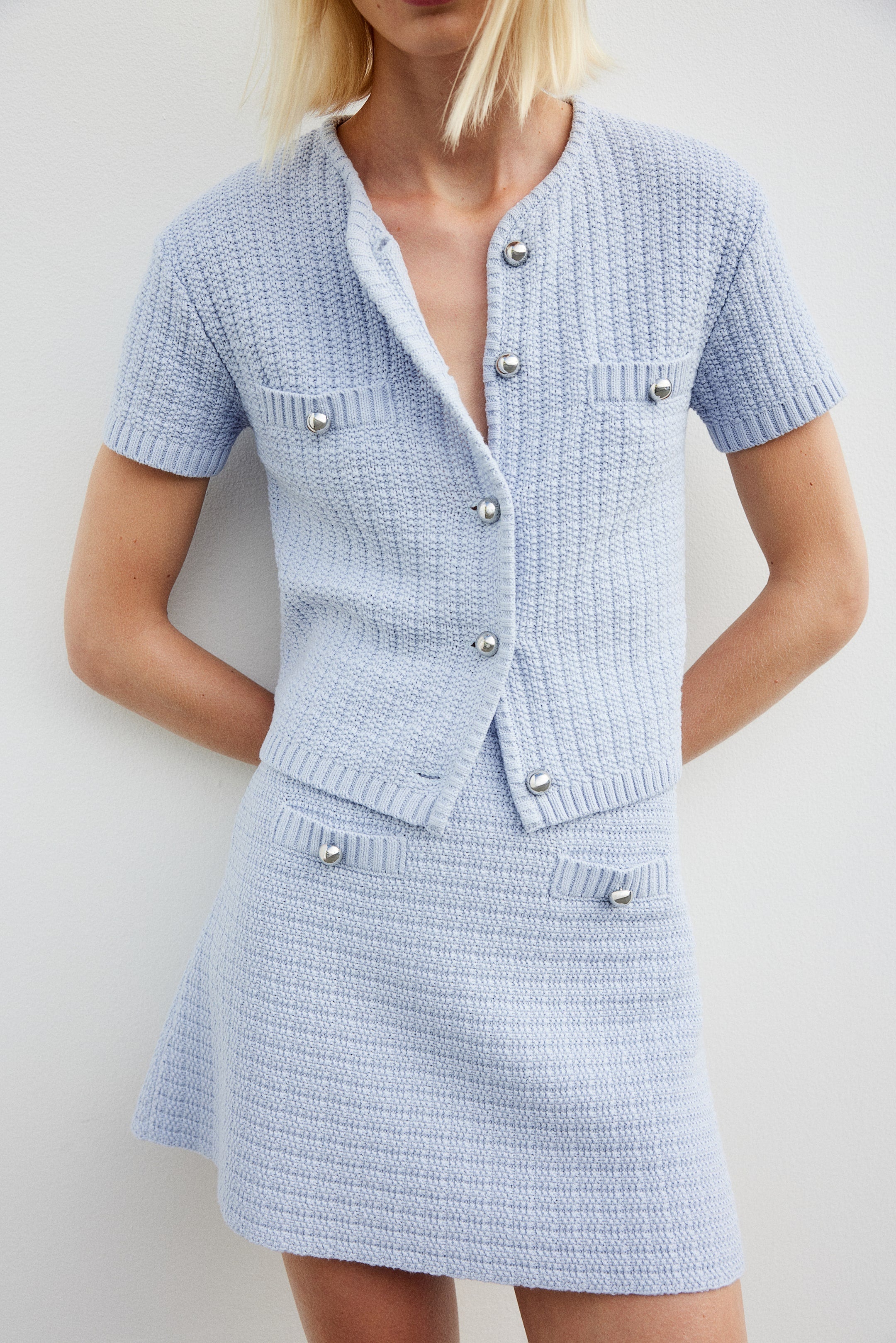Structured-Knit Co-Ors Set