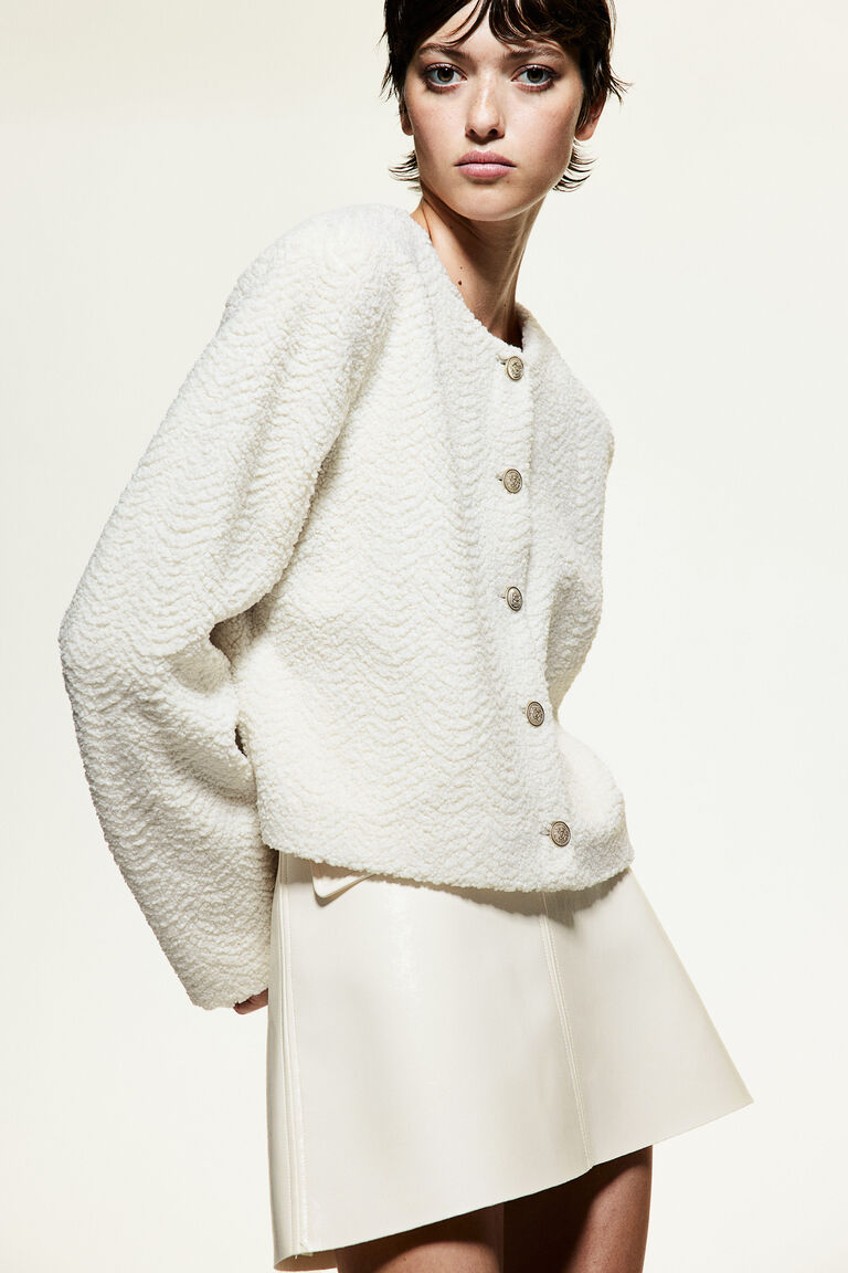 White Teddy Jacket