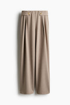 Beige Jersey Trousers