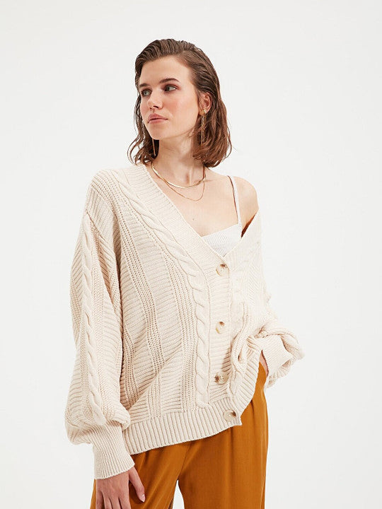 Sera Cable Knit Cardigan