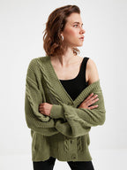 Sera Cable Knit Cardigan