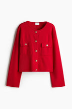 Button Detailed Top And Skirt Set