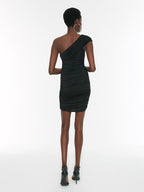 Asymmetric Off-Shoulder Bodycon Dress