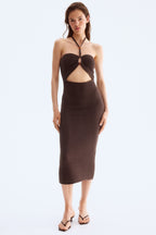Crochet Dress With Beads Detailing