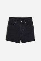 Ultra High Denim Shorts