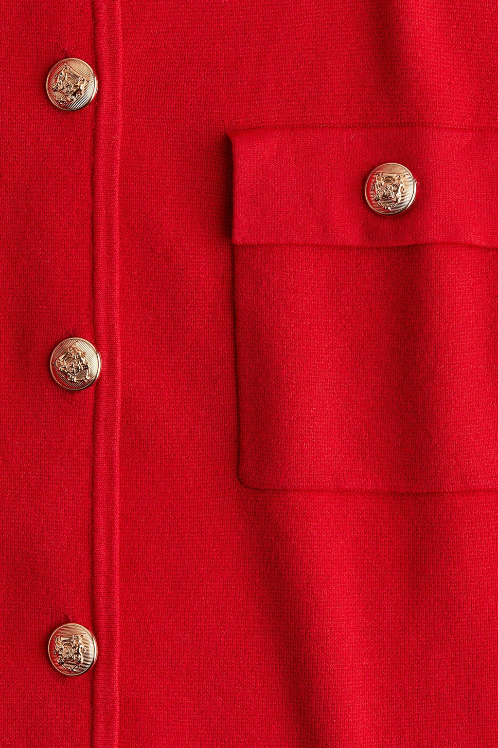 Button Detailed Top And Skirt Set
