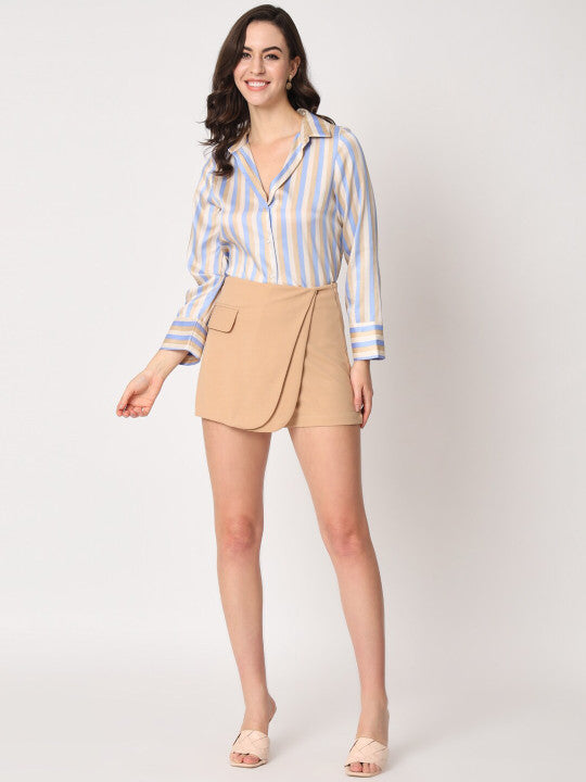 Mini Scuba Skorts With Flap