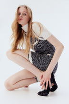 Textured Knit Dress With Pockets