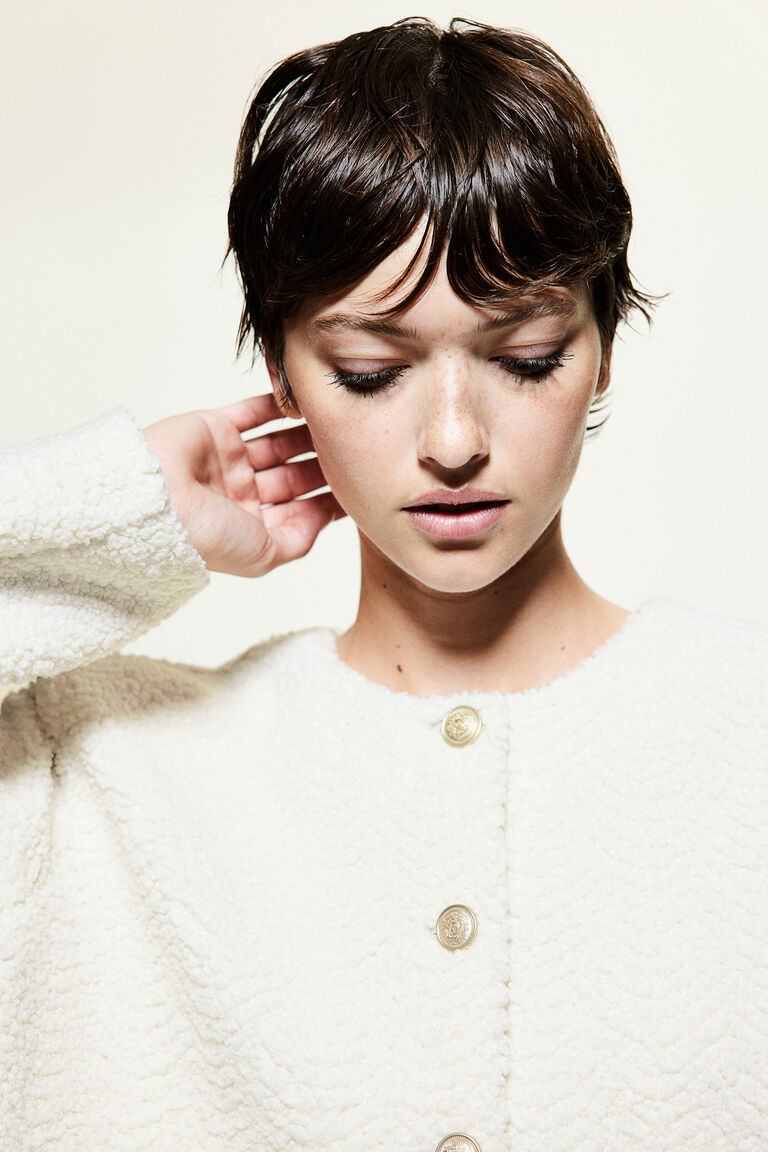 White Teddy Jacket