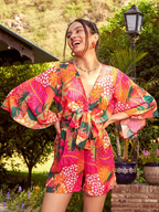 Front Tie Knot Playsuit