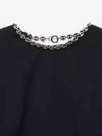 Black Open Back Dress