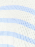 Striped Crop Acrylic Pullover