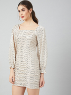 Raelynn Sequined Embellished Bodycon Dress