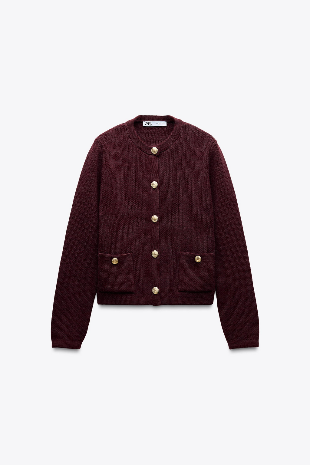 Isla Knit Cardigan With Golden Buttons