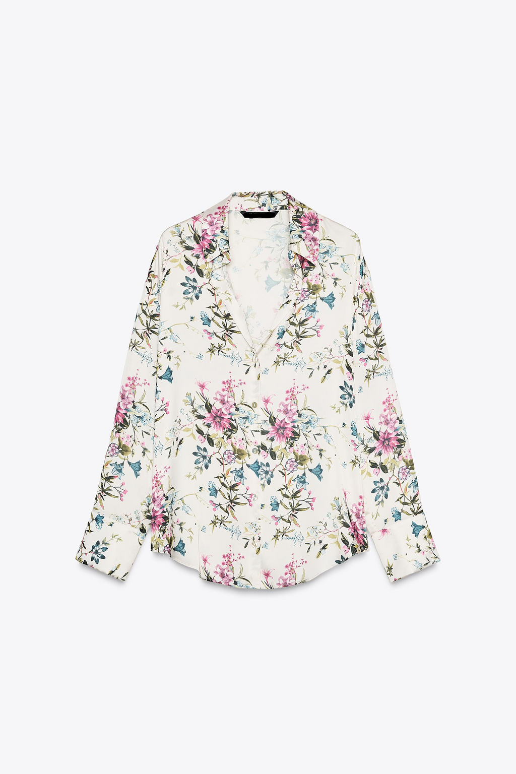 Printed Satin Shirt