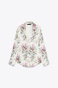Printed Satin Shirt