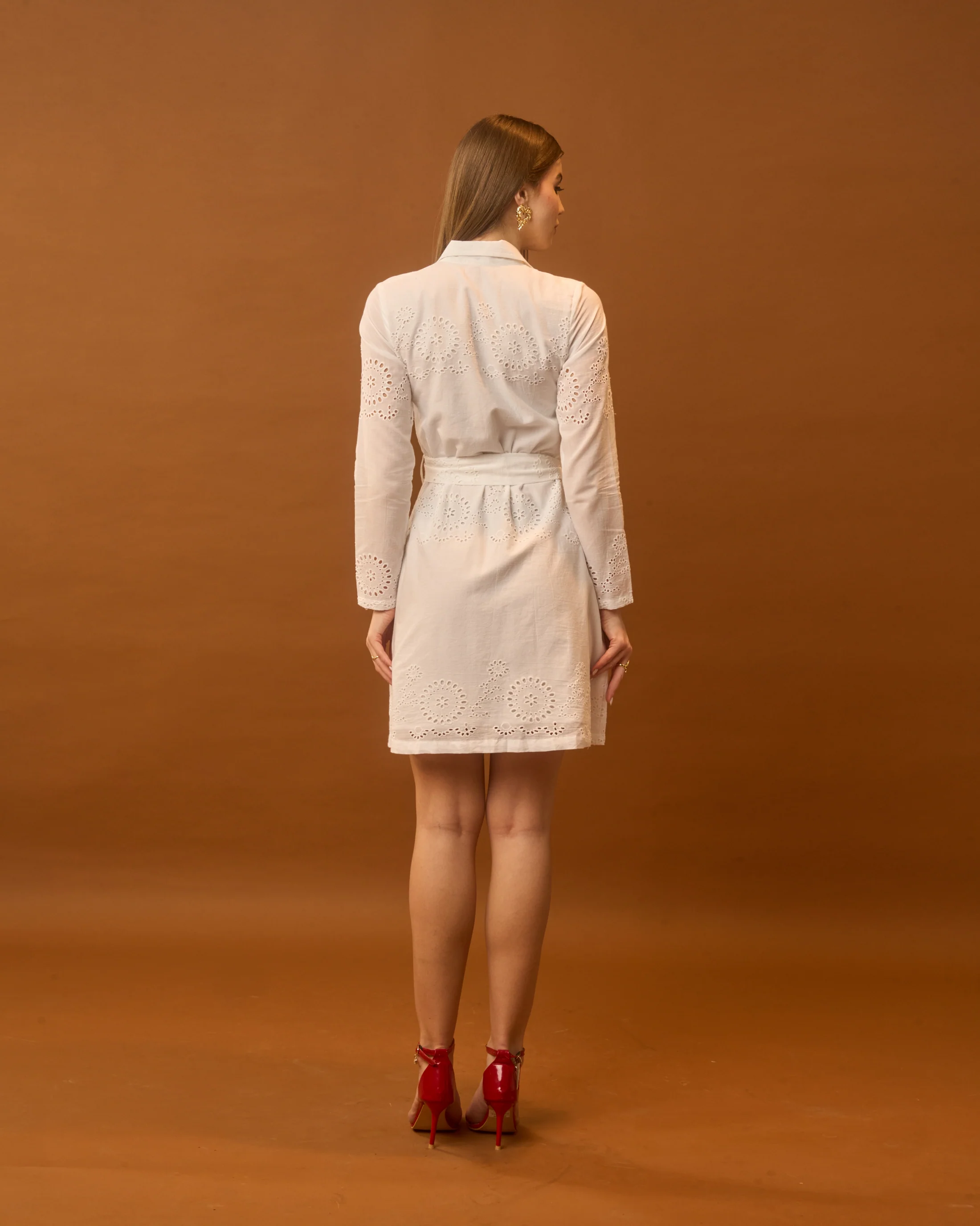 Moon Buttoned Down Dress
