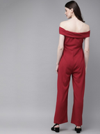 Red Basic Jumpsuit