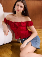Maeve Ruffle Top