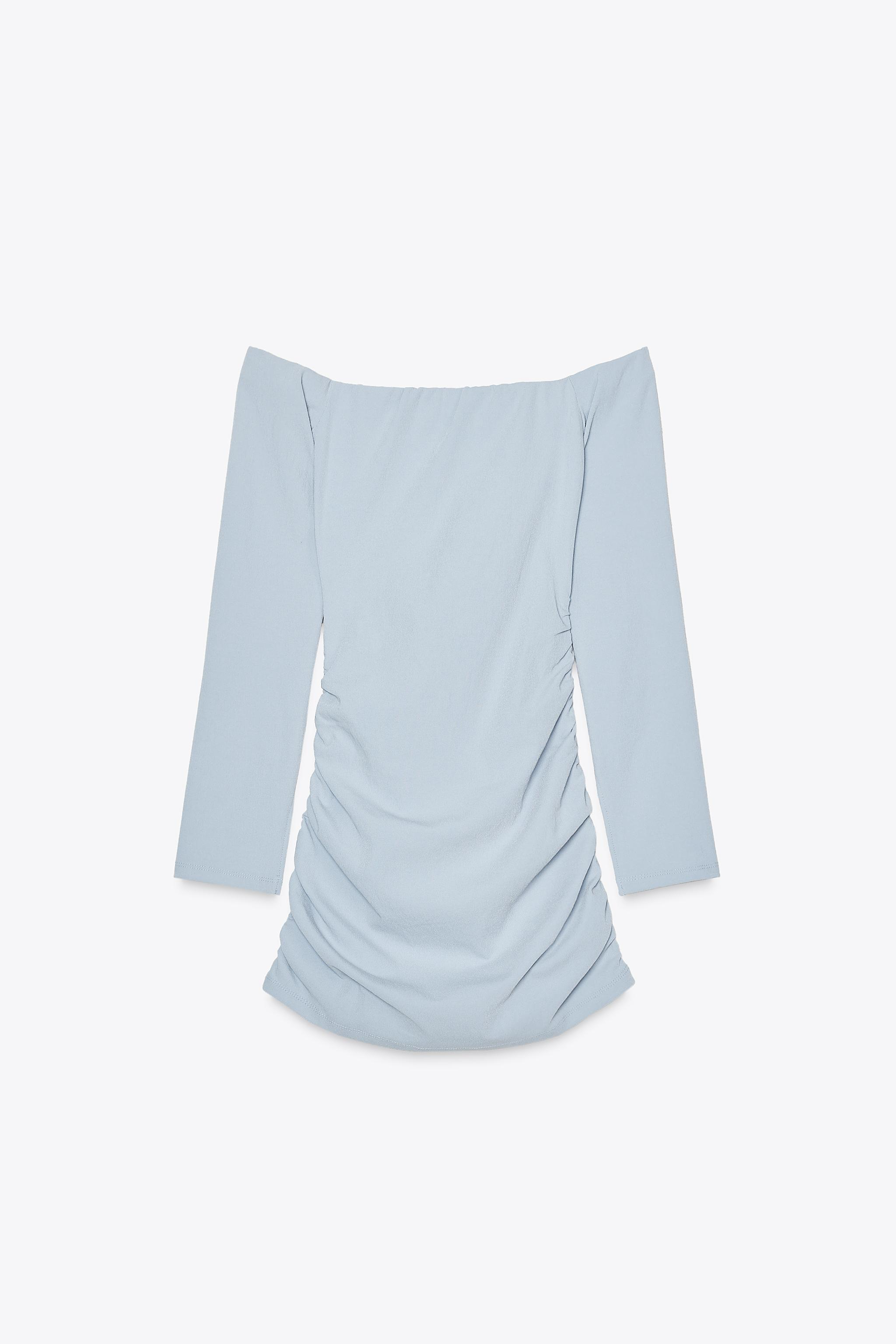Morning Glory Gathered off shoulders Dress
