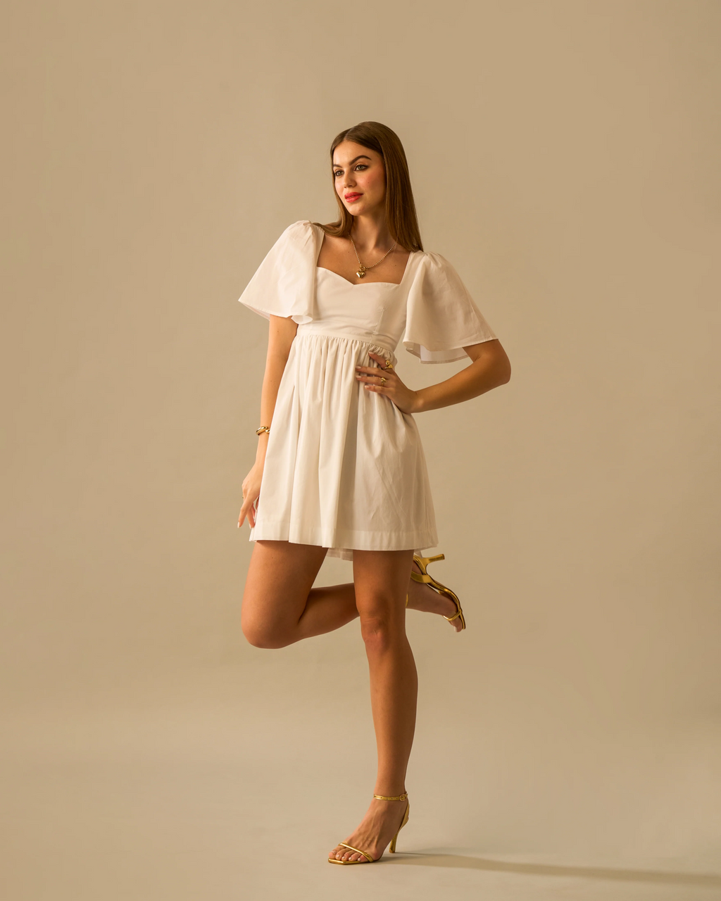 Moon Huge Bow Dress