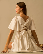 Moon Huge Bow Dress