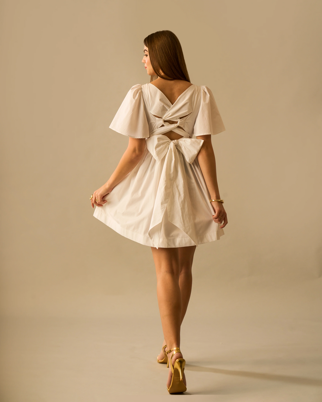 Moon Huge Bow Dress
