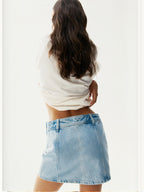 Denim Mini Skirt