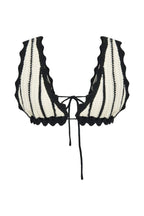 Black-and-white striped co-ord Set