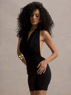 Serenity Cowl Mini Dress
