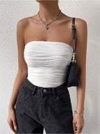 Bea Off-shoulder Top In White